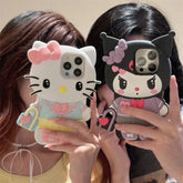 Hello Kitty & Kuromi Handbag Phone Case